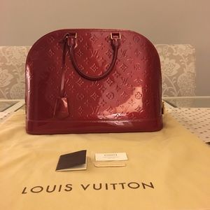 Louis Vuitton Monogram Vernis Alma GM Handbag